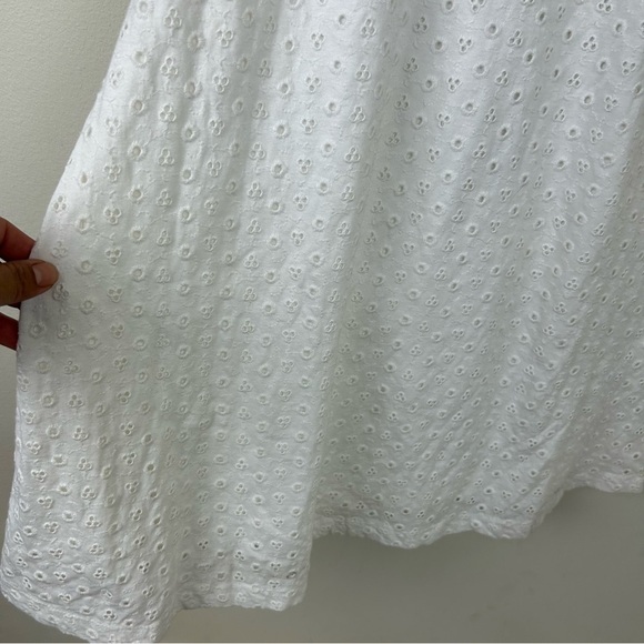 Free People Apricot Rose mini dress in white size: L - Picture 9 of 15